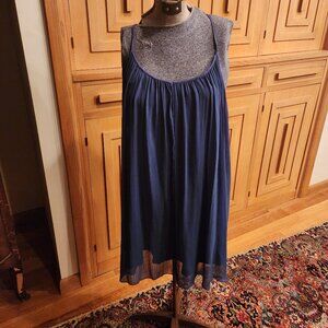 Blue baby doll dress